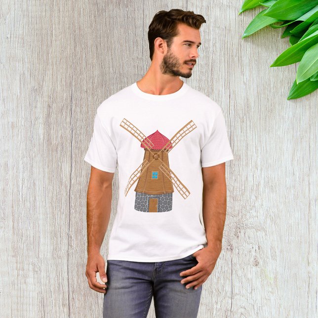 Camiseta Moinho de vento (Criador carregado)