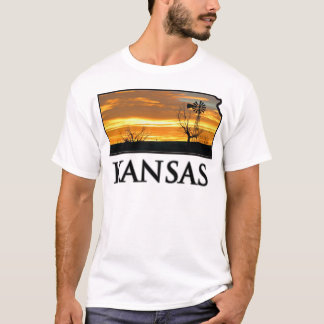 Camiseta Moinho de vento da fazenda de Kansas