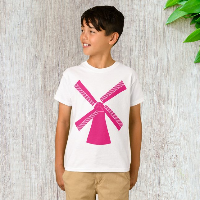 Camiseta Moinho Rosa (Criador carregado)
