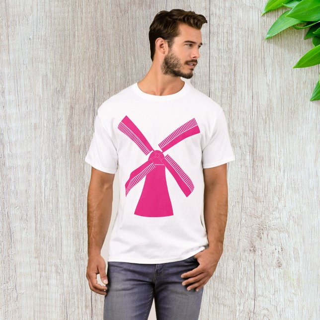 Camiseta Moinho Rosa (Criador carregado)
