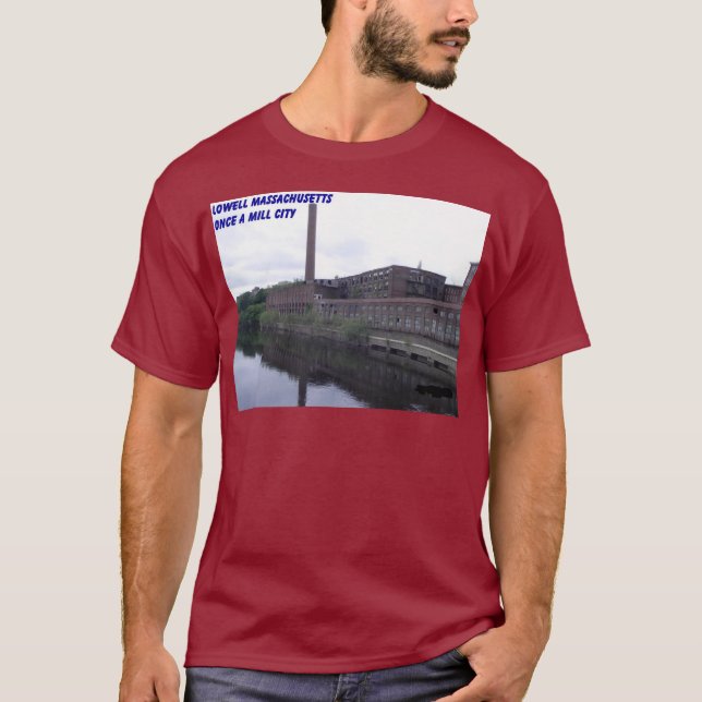 Camiseta Moinhos de Lowell Massachusetts (Frente)