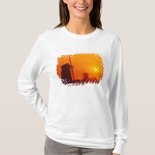 Camiseta Moinhos de vento ao pôr do sol, Schermerhorn, Hola