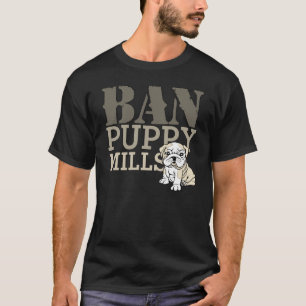 Camiseta Moinhos do filhote de cachorro da proibição