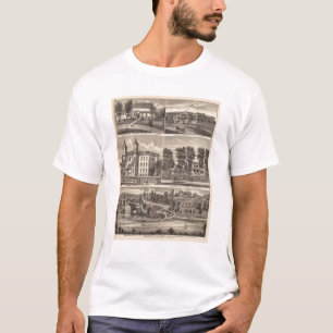 Camiseta Moinhos e residências de Rapidan em Rapidan,