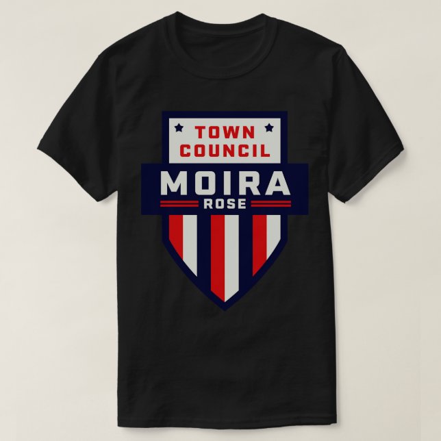 Camiseta Moira Rosa para Conselho Municipal (Frente do Design)