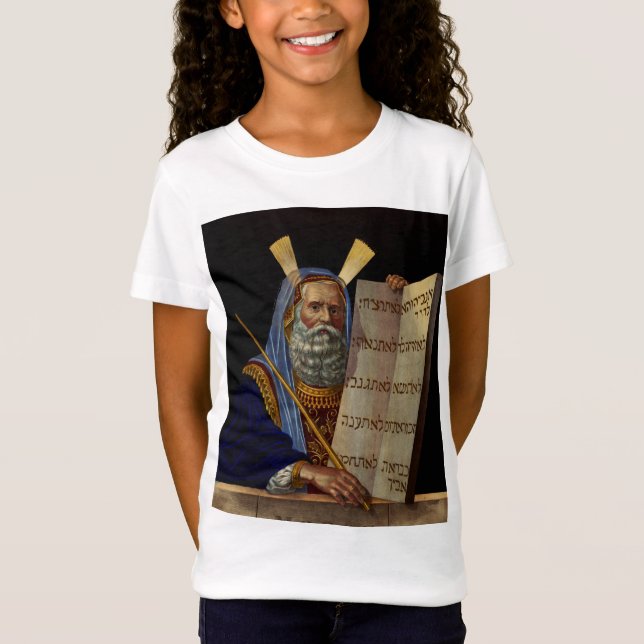 Camiseta Moisés E As Tábuas Da Lei Arte (Frente)