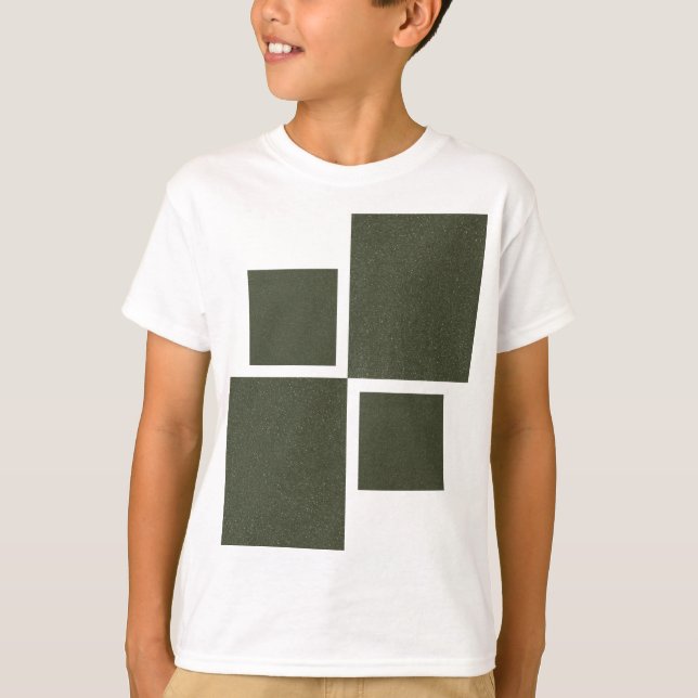 Camiseta Moisés Green Squares Tee Personalizável (Frente)