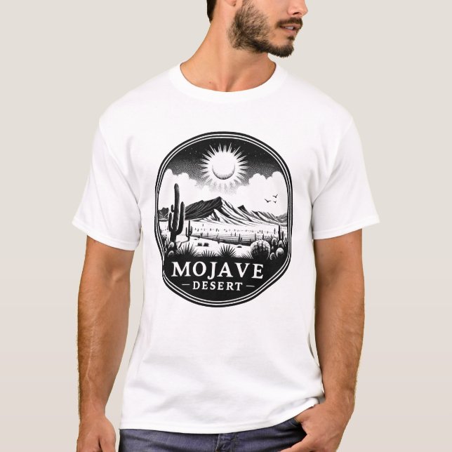Camiseta Mojave Desert Cactus Plant Adventure Cactus Scense (Frente)