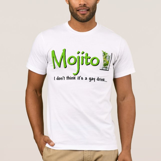 Camiseta Mojito: Não uma bebida alegre…? (Frente)
