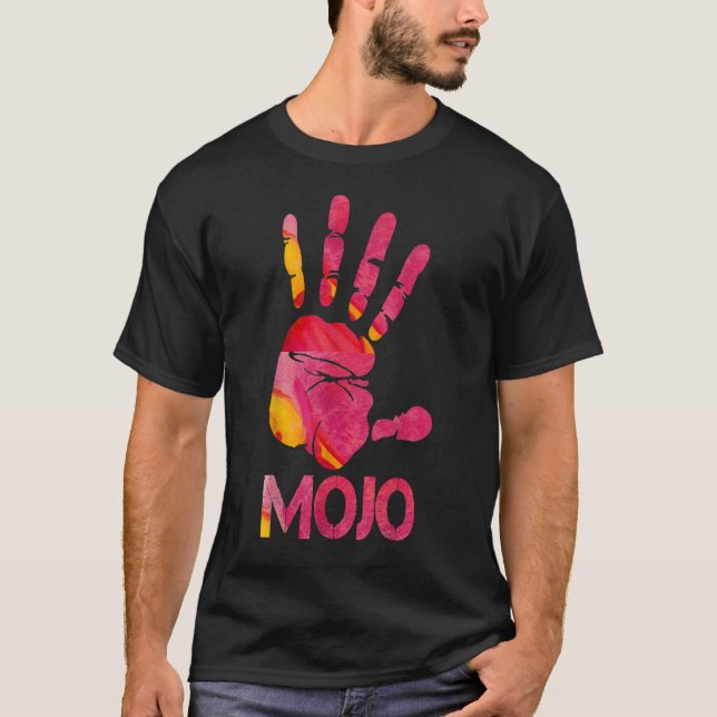 Camiseta Mojo Hand Magic Hoodoo Amulet Blues Music (Frente)