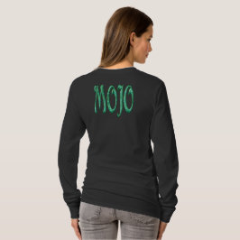 Camiseta Mojo women black long sleeve t-shirt back