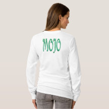 Mojo women white long sleeve t-shirt back