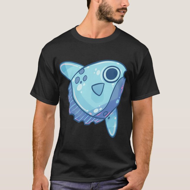 Camiseta Mola Mola Oceano Turquesa Peixe Sol (Frente)