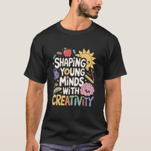 Camiseta Moldar mentes jovens com criatividade - Inspirar E