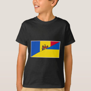 Camiseta Moldávia Bandeira da Ucrânia Moldavo Orgulho Ucran