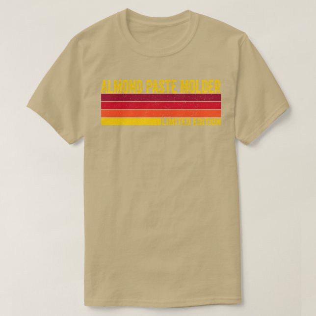 Camiseta Molde de Colar de Amêndoa (Frente do Design)