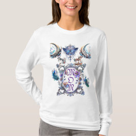 Camiseta Moldura Floral Mamãe