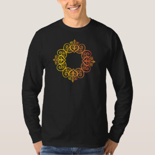 Camiseta Moldura Ornamental Vintage Borda Decorativa Elegan
