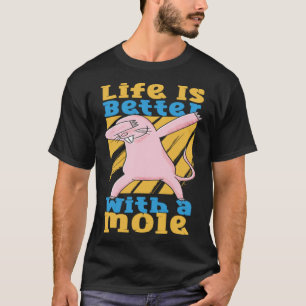 Camiseta Mole Animal Com Um Buraco