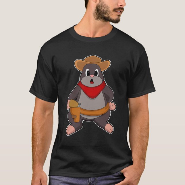 Camiseta Mole as Cowboy (Frente)