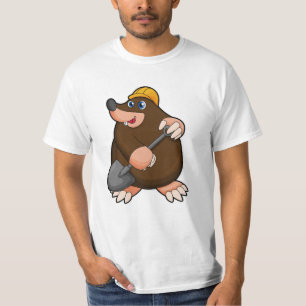 Camiseta Mole com chapéu de pá e Duro