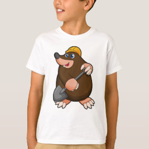 Camiseta Mole com chapéu de pá e Duro