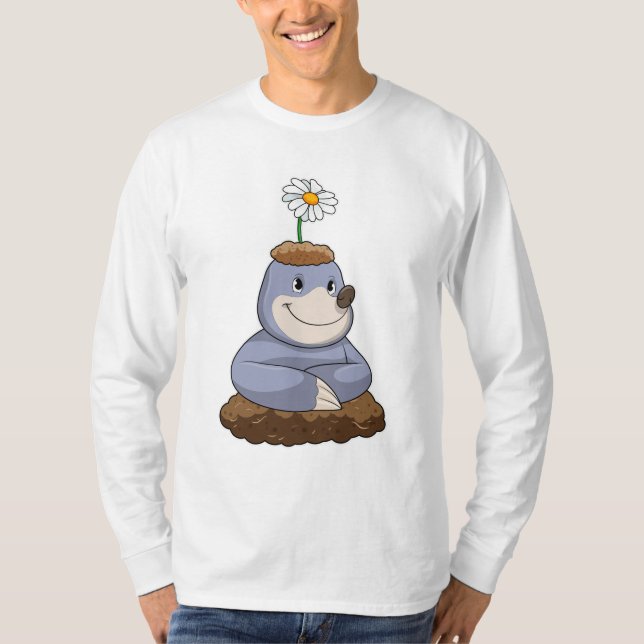 Camiseta Mole com Daisy Flower (Frente)