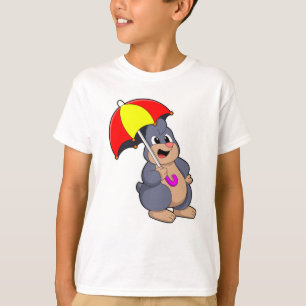 Camiseta Mole com guarda-chuva
