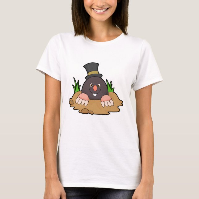 Camiseta Mole com Molehill & Hat (Frente)