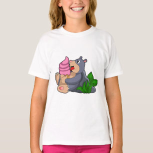 Camiseta Mole com sorvete de waffle