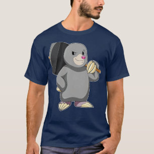 Camiseta Mole como Handyman com Hammer