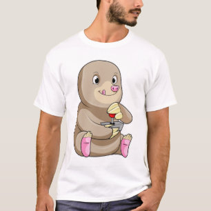 Camiseta Mole como jogador com Joystick