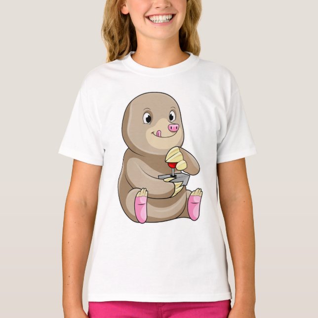 Camiseta Mole como jogador com Joystick (Frente)