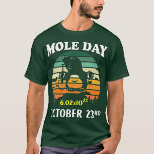 Camiseta Mole Day Avogadros Número 23 De Outubro Presente P