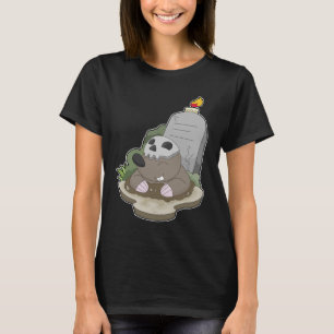 Camiseta Mole Halloween Tombstone Candle