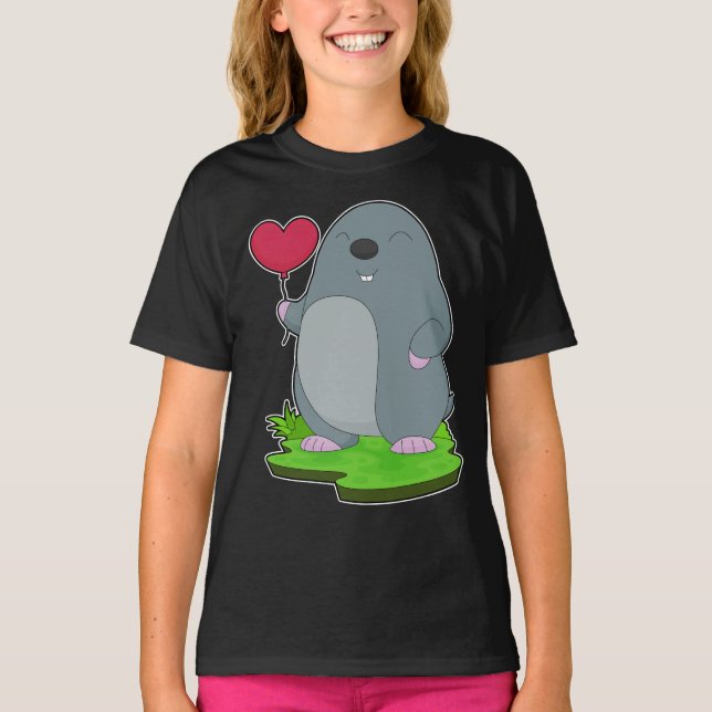 Camiseta Mole Heart Balloon (Frente)