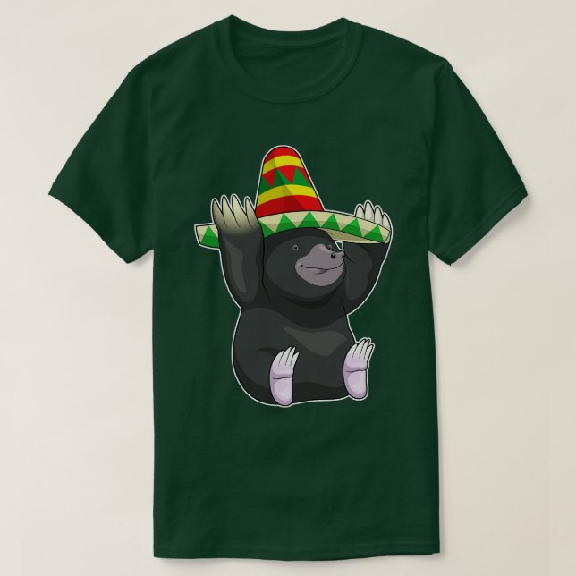 Camiseta Mole Mexico Hat (Frente do Design)