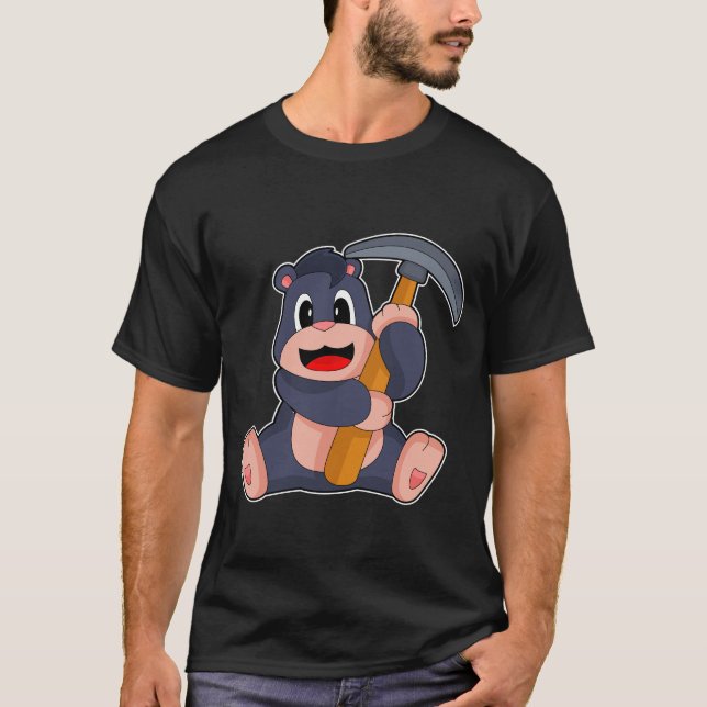 Camiseta Mole Miner Pickaxe (Frente)
