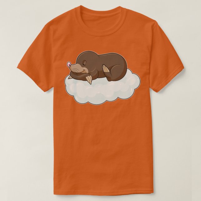 Camiseta Mole on Clouds (Frente do Design)
