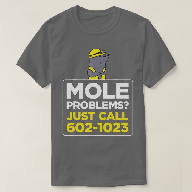 Camiseta Mole Problems Just Call Avogadros Number  (Frente do Design)
