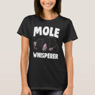 Camiseta Mole Rat Whispherd Mulheres Cute Little Mole Love