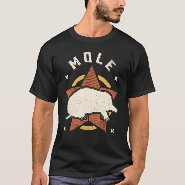 Camiseta Mole Vintage Retro Classic Animal (Frente)