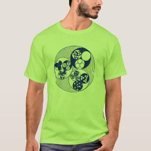 Camiseta molécula azul