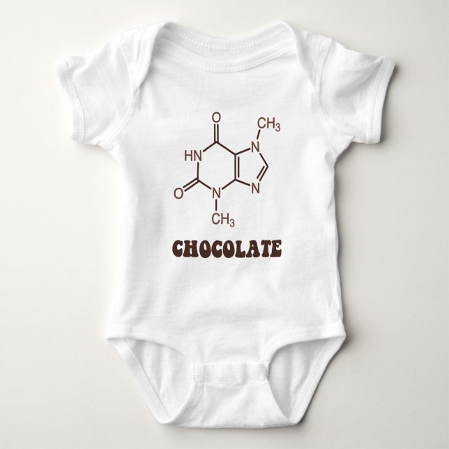 Camiseta Molécula científica do Theobromine do elemento do (Frente)