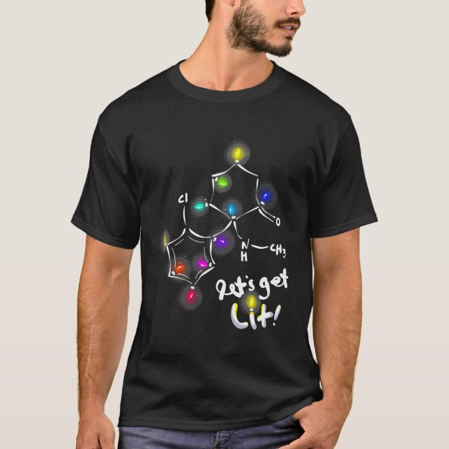 Camiseta Moléculas de cetamina (Frente)