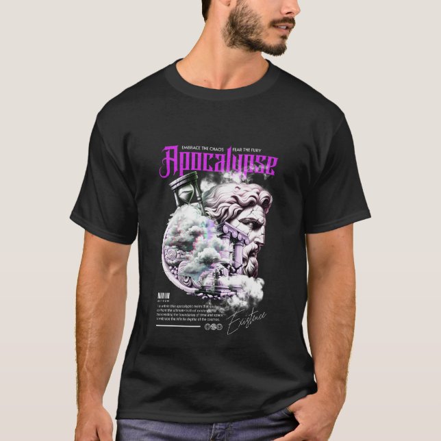 Camiseta Moletom Apocalipse Estátua Grega | Estético (Frente)