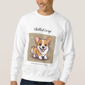 Camiseta Moletom Corgi Refrigerado - Cão musical b