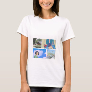 Camiseta Moletom de Menino Anime Japonês Azul
