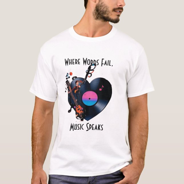 Camiseta Moletom de Música (Frente)