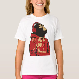 Camiseta Moletom de Rock And Roll de Gorila